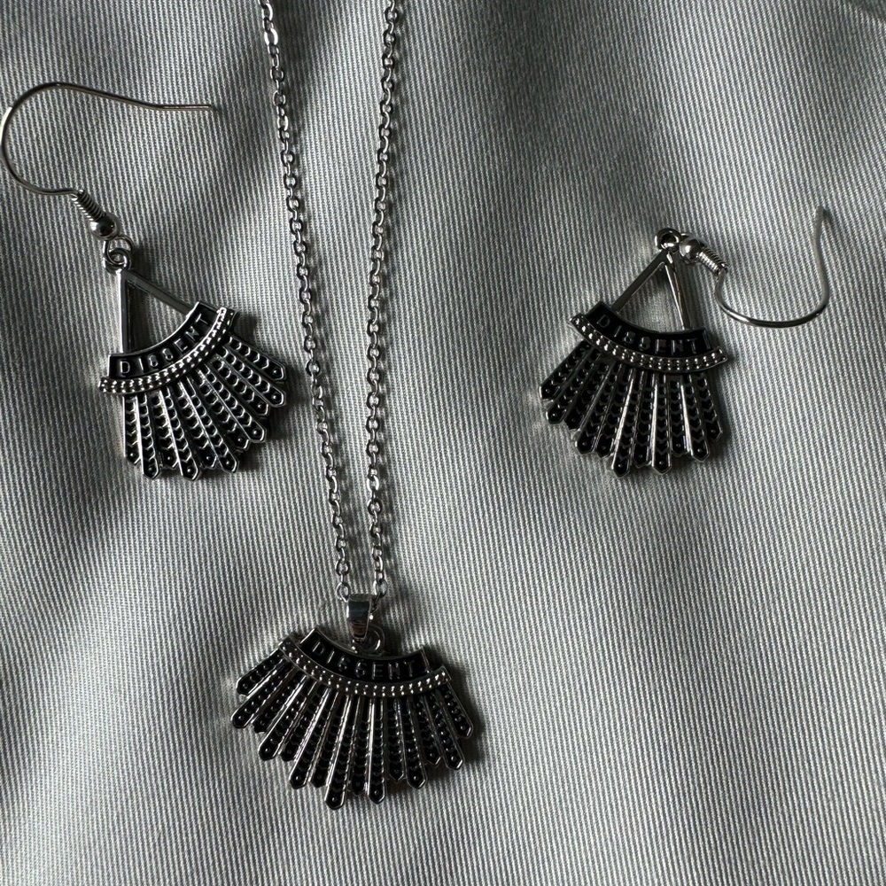 Ruth Bader Ginsburg Jewelry Set